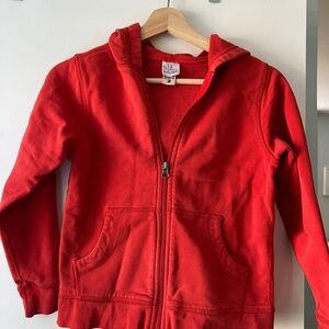 Hanna Andersson Bright Red Kids Hoodie